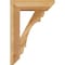 Ekena Millwork Olympic Slat Rough Sawn Bracket w/ Offset Brace, Western Red Cedar, 6"W x 18"D x 26"H BKT0604X18X26OLY06RWR - alternate 3